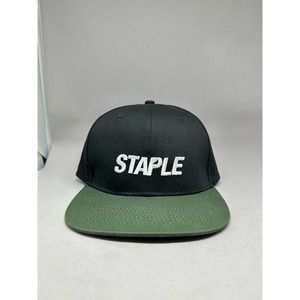 Jeff Staple Snapback Hat Black Green